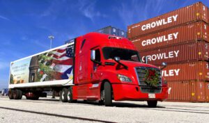 Crowley provides in-kind logistics services across land and sea to transport thousands of wreaths to honor veterans.
