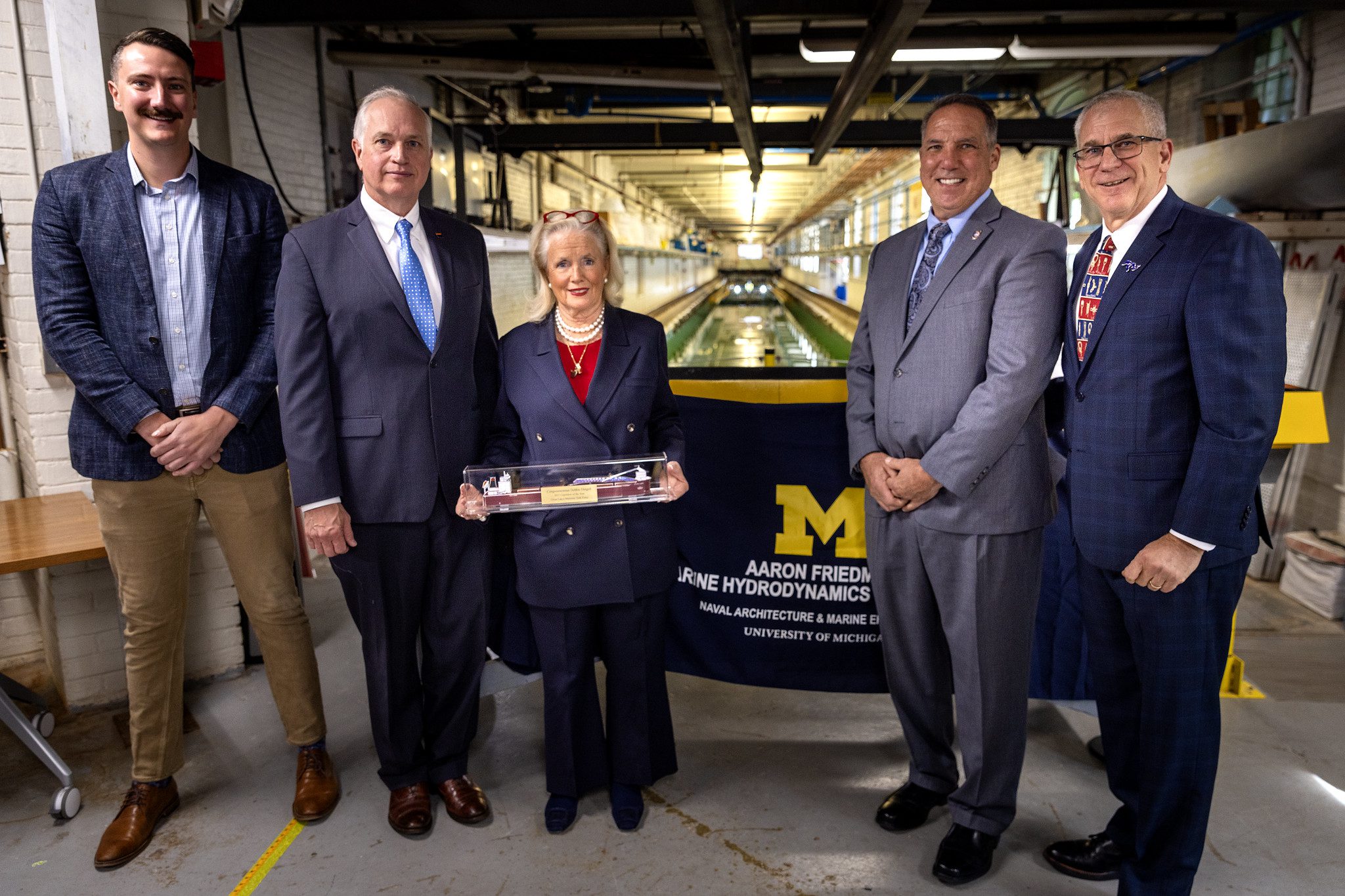 U.S. Representative Debbie Dingell Accepts Legislator of the Year Award from the Great Lakes Maritime Task Force