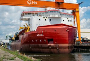 Great Lakes Dredge and Dock's subsea rock installation vessel the Acadia (Credit: GLDD)