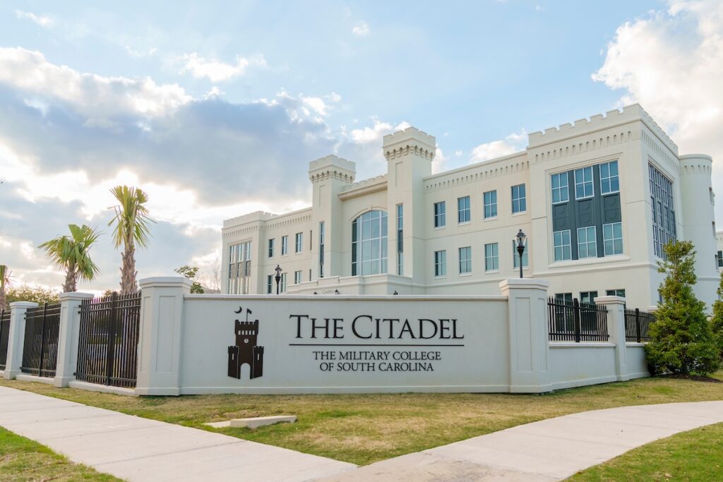 The Citadel in Charleston would be home to the nation’s eighth maritime academy under a proposal by state Rep. Tom Hartnett Jr. of Charleston. (Photo by Ed Wray/provided by The Citadel)