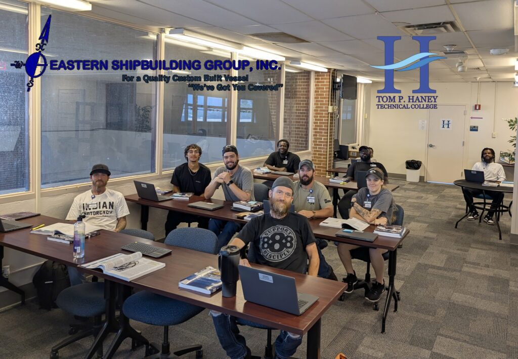 Apprentices graduating from the program will earn an industry-recognized marine electrician certification and the opportunity to advance into First Class Marine Electrical roles at Eastern, a national leading in Jones Act shipbuilding.