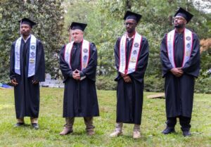 Colonna’s Shipyard Inc. honored its 2024 Apprentice Graduates in September, recognizing their completion of over 8,000 hours of on-the-job training and 576 hours of technical instruction. [Pictured from left to right]: Jason McManes, Charles Mooring, Montrez Frost, and Steven Mitchell